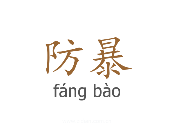 防暴