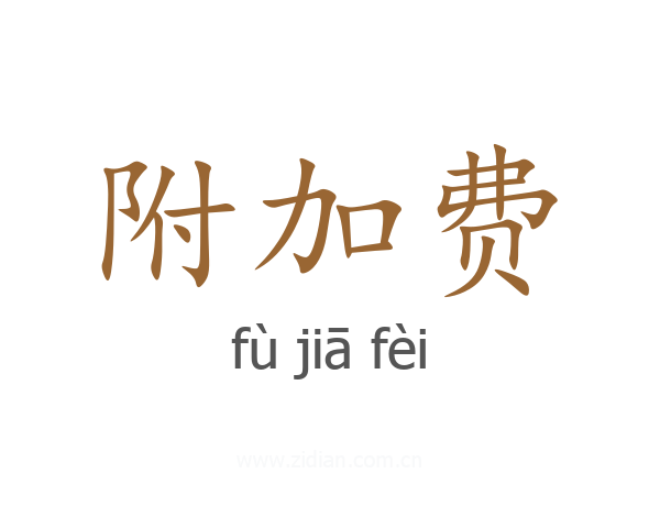 附加费