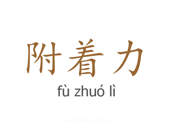 附着力