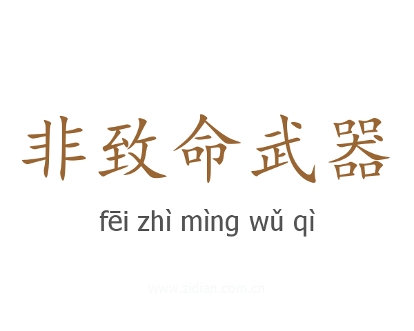 非致命武器