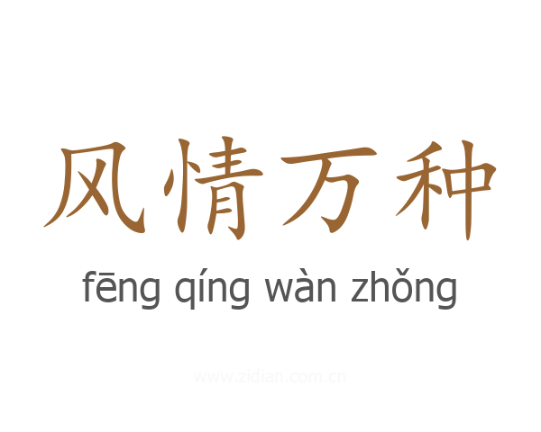 风情万种