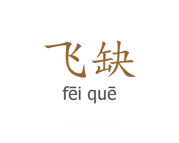 飞缺