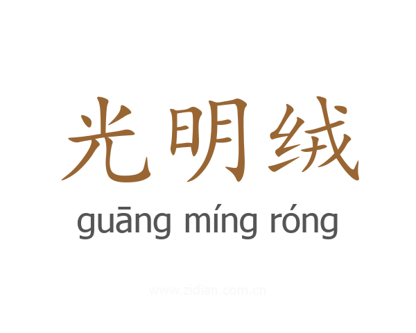 光明绒