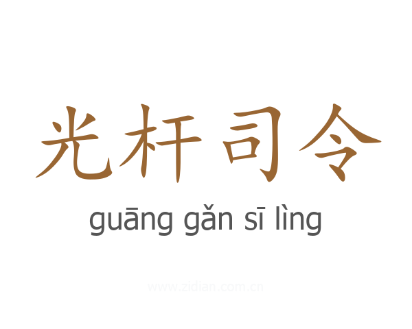 光杆司令