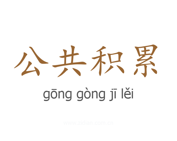公共积累