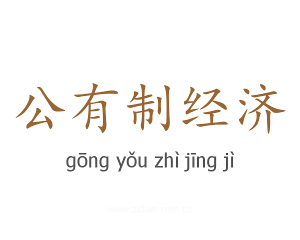 公有制经济