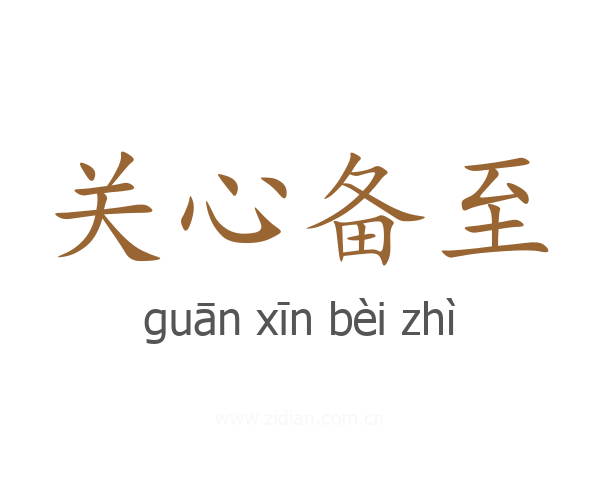 关心备至