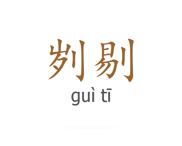 刿剔
