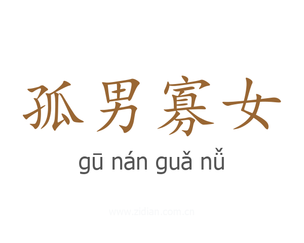 孤男寡女