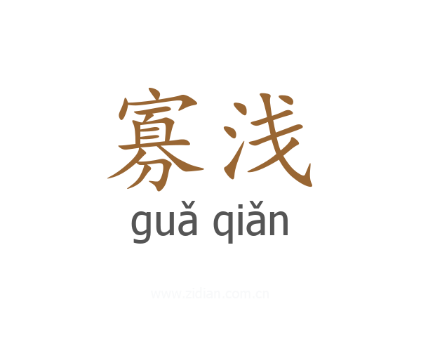 寡浅