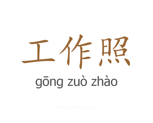 工作照
