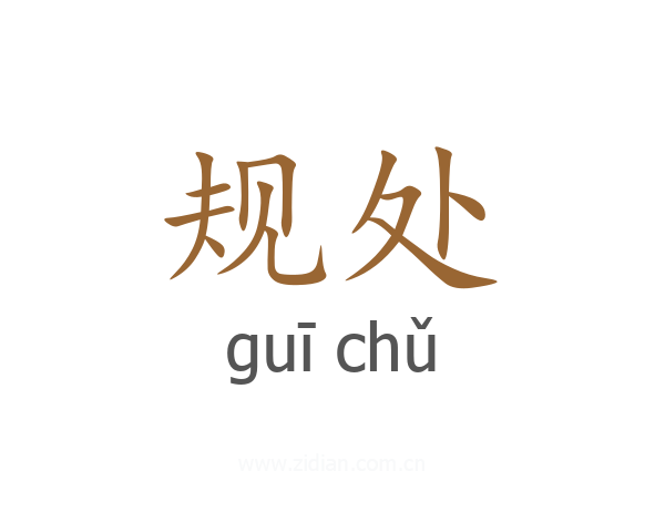 规处