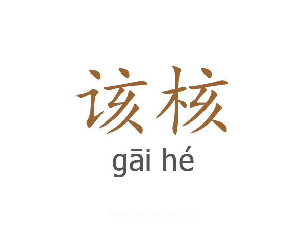 该核