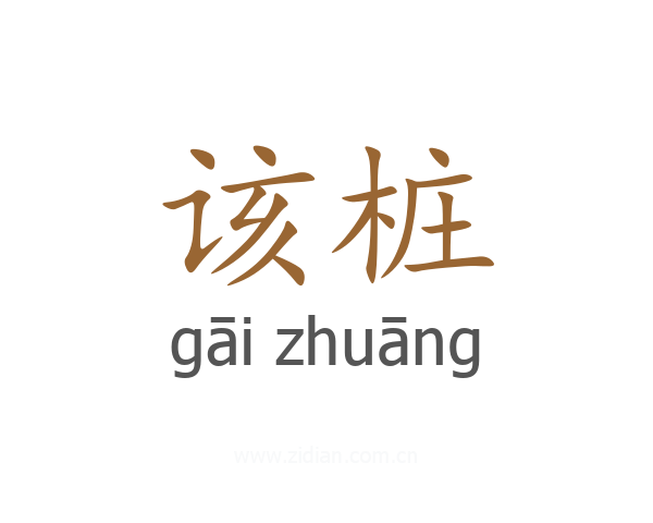 该桩