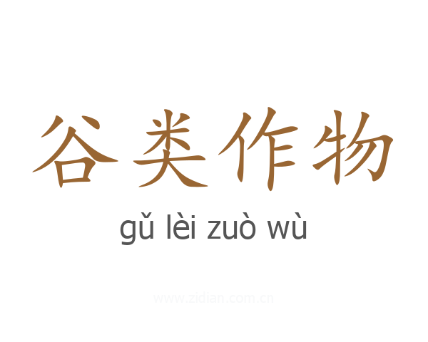 谷类作物