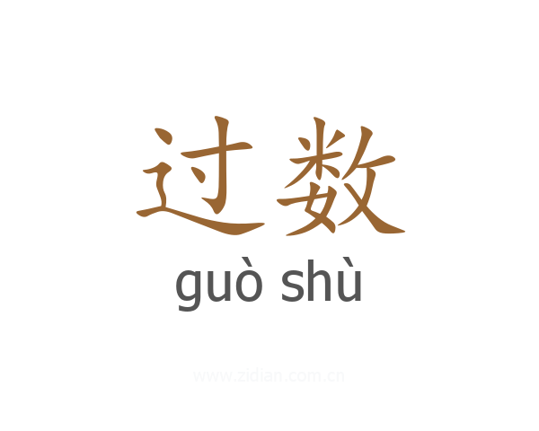 过数