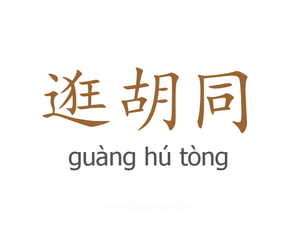 逛胡同