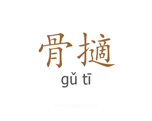 骨擿