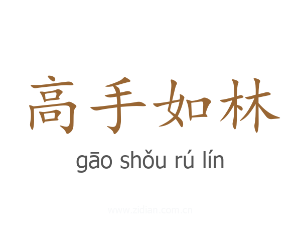 高手如林