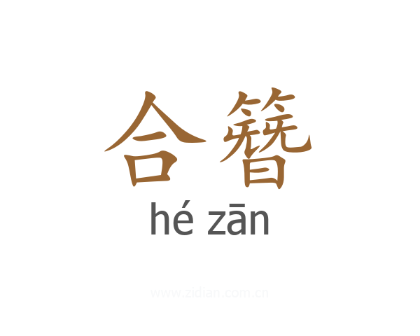 合簪
