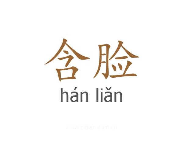 含脸