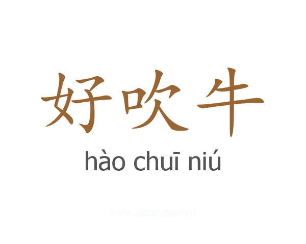 好吹牛