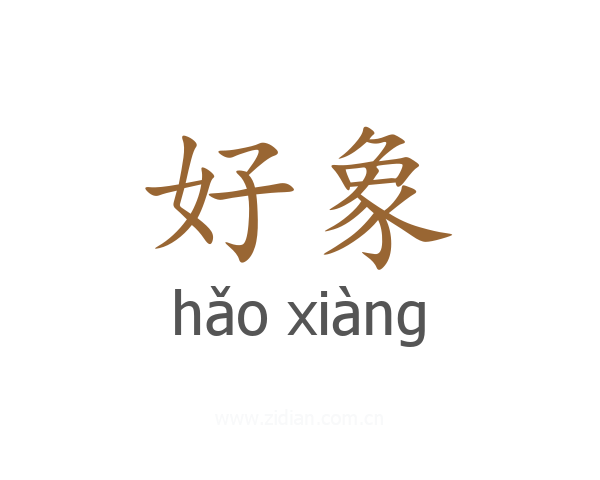 好象
