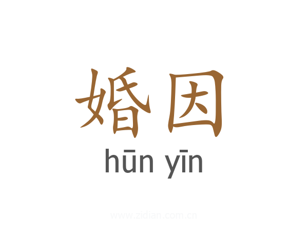 婚因