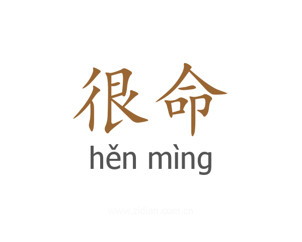 很命