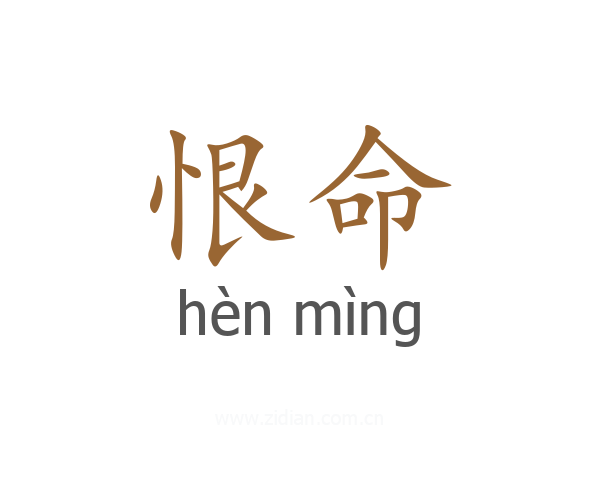恨命