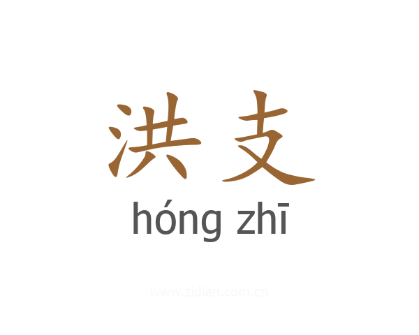 洪支