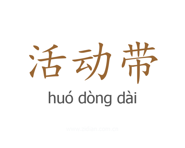 活动带