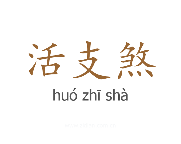 活支煞