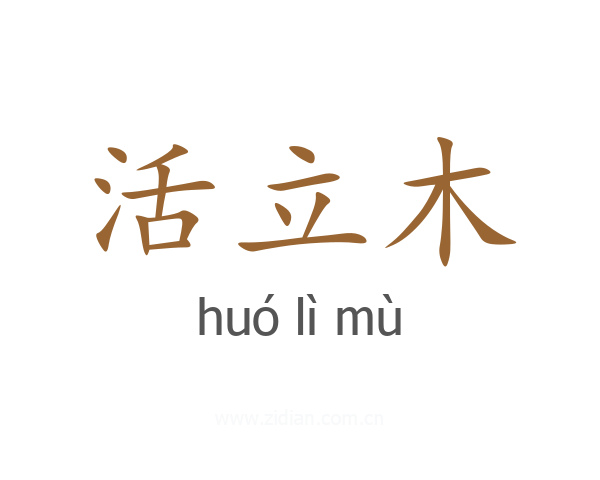 活立木