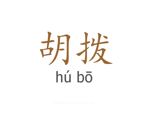 胡拨