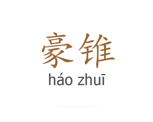 豪锥