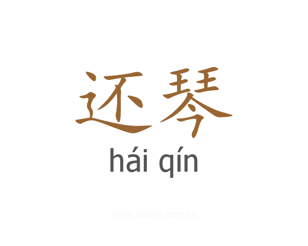 还琴