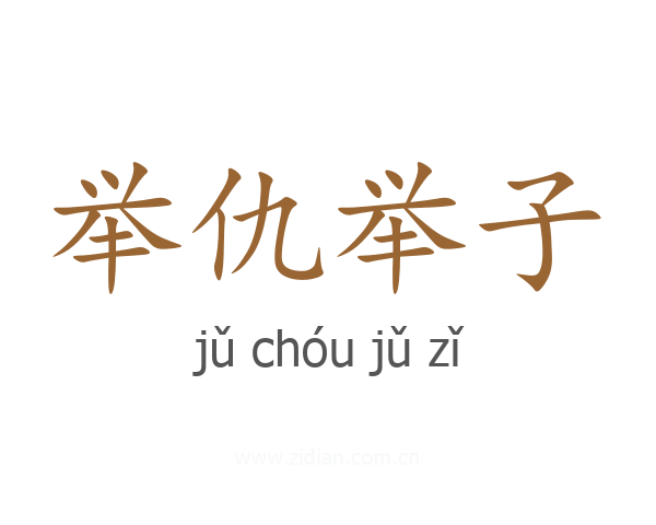 举仇举子