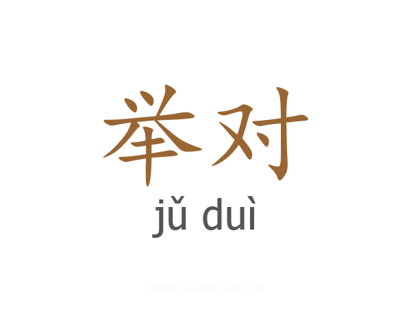 举对