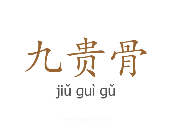 九贵骨