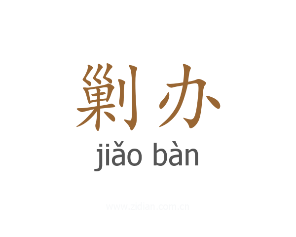 剿办