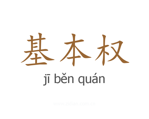 基本权
