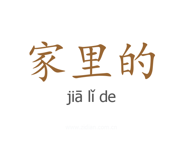 家里的