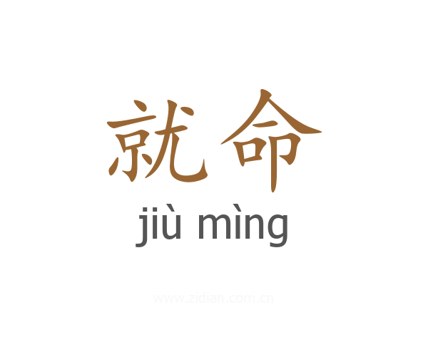 就命