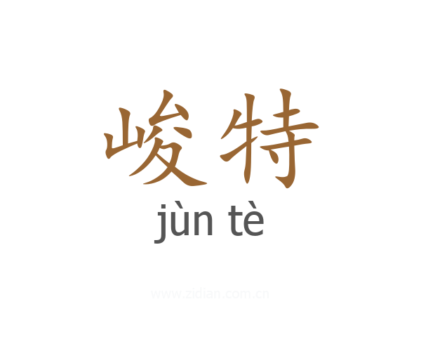 峻特