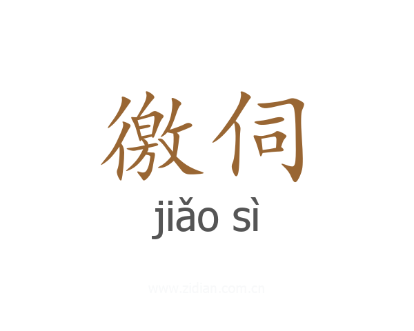 徼伺