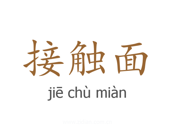 接触面