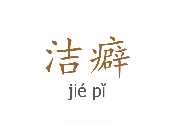洁癖