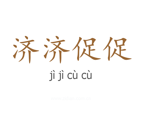 济济促促