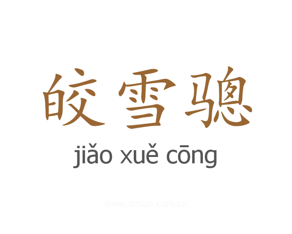 皎雪骢